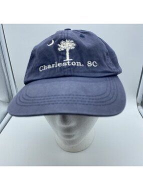 Charleston SC Blue Hat Cap Strap-back Cotton South Carolina